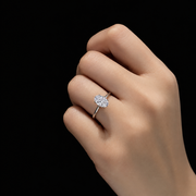 Bague Solitaire Ovale