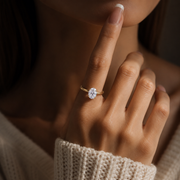 Bague Solitaire Ovale