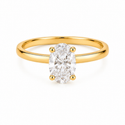 Bague Solitaire Ovale
