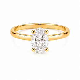Bague Solitaire Ovale