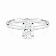 Bague Solitaire Ovale